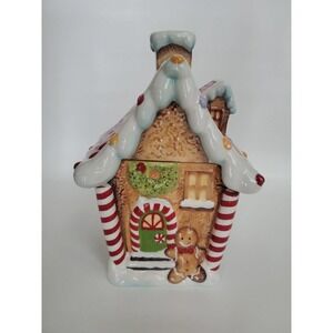 Gingerbread House Cooke Jar Sleighbell Bistro